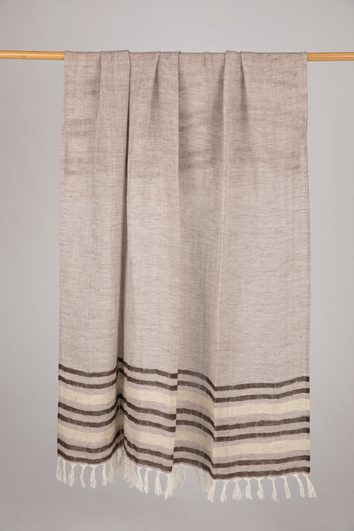 Drover Stripe Throw - Natural