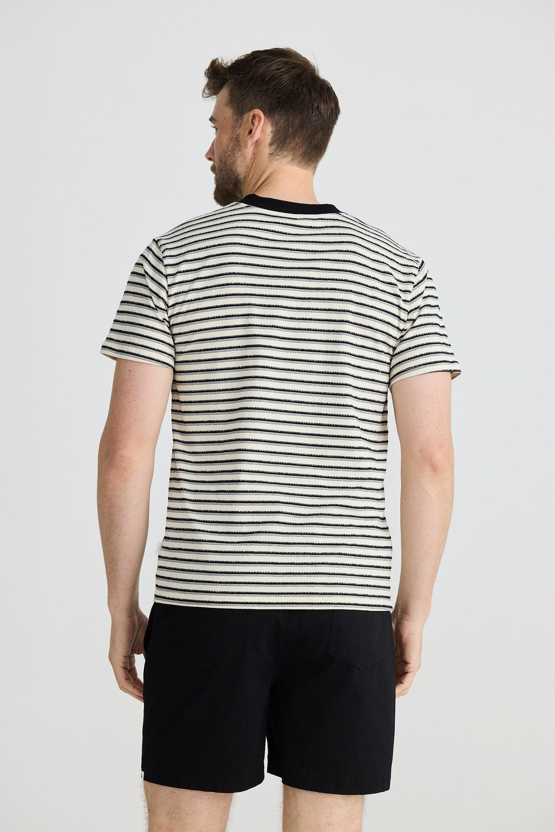 Cambridge Tee - Black Stripe