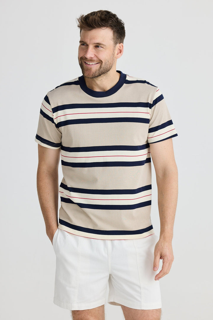 Cambridge Tee - Birdie Stripe