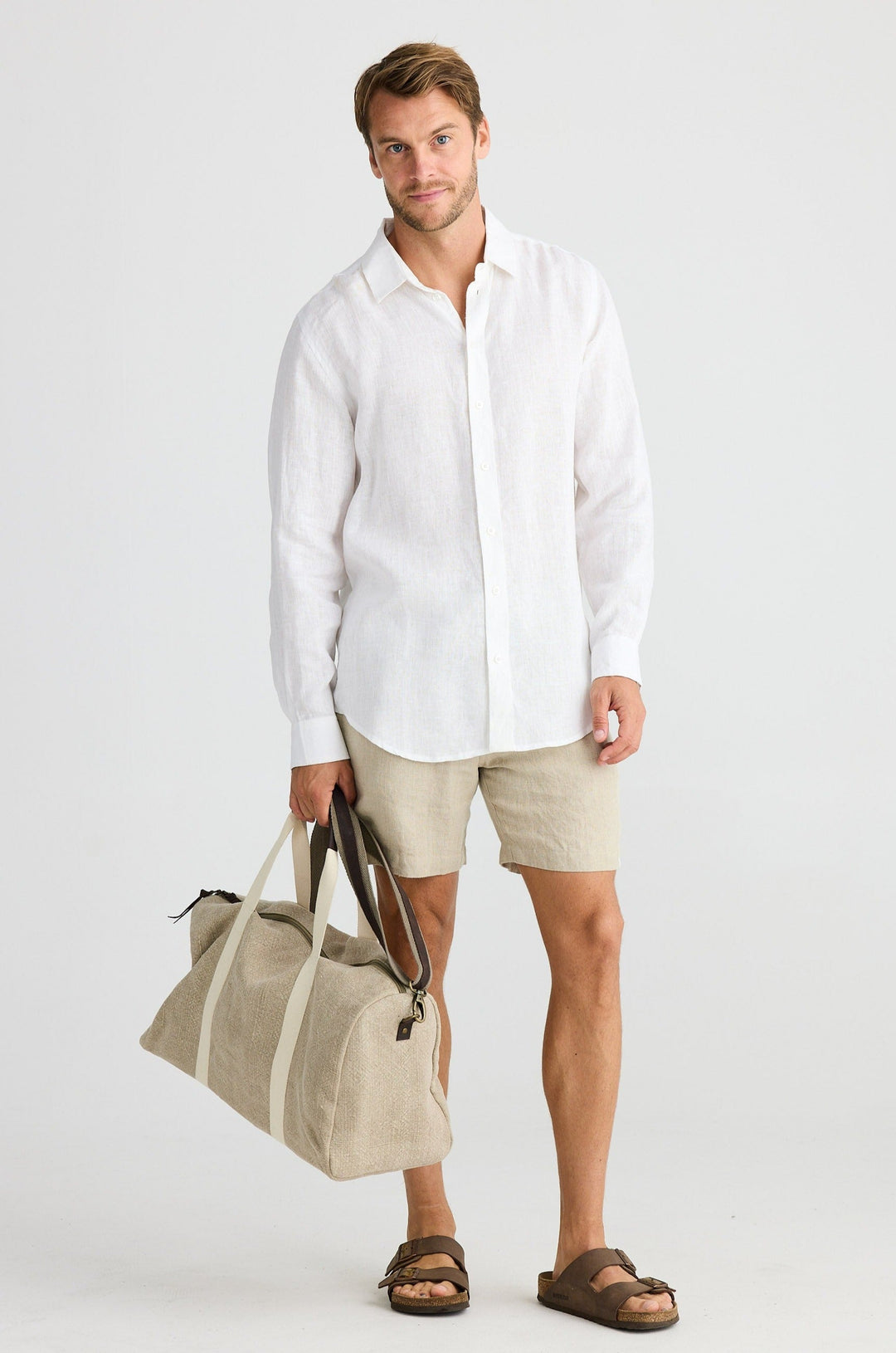 Oxford Shirt - White Linen