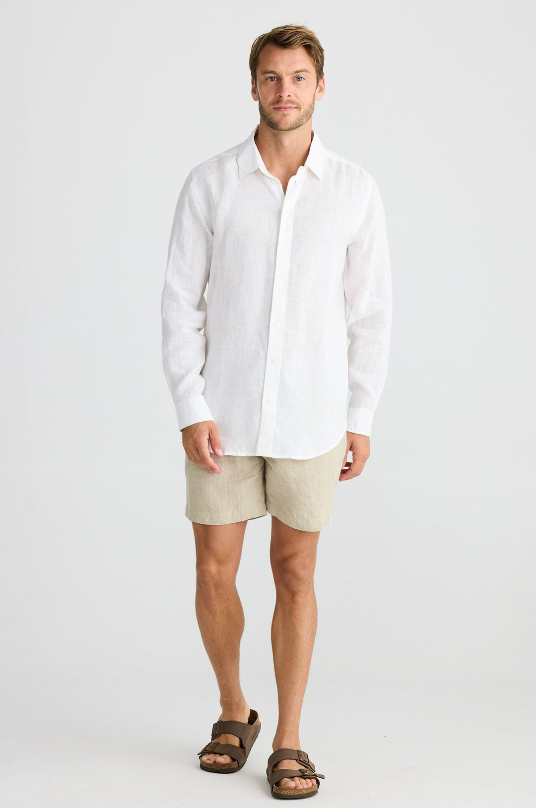 Oxford Shirt - White Linen