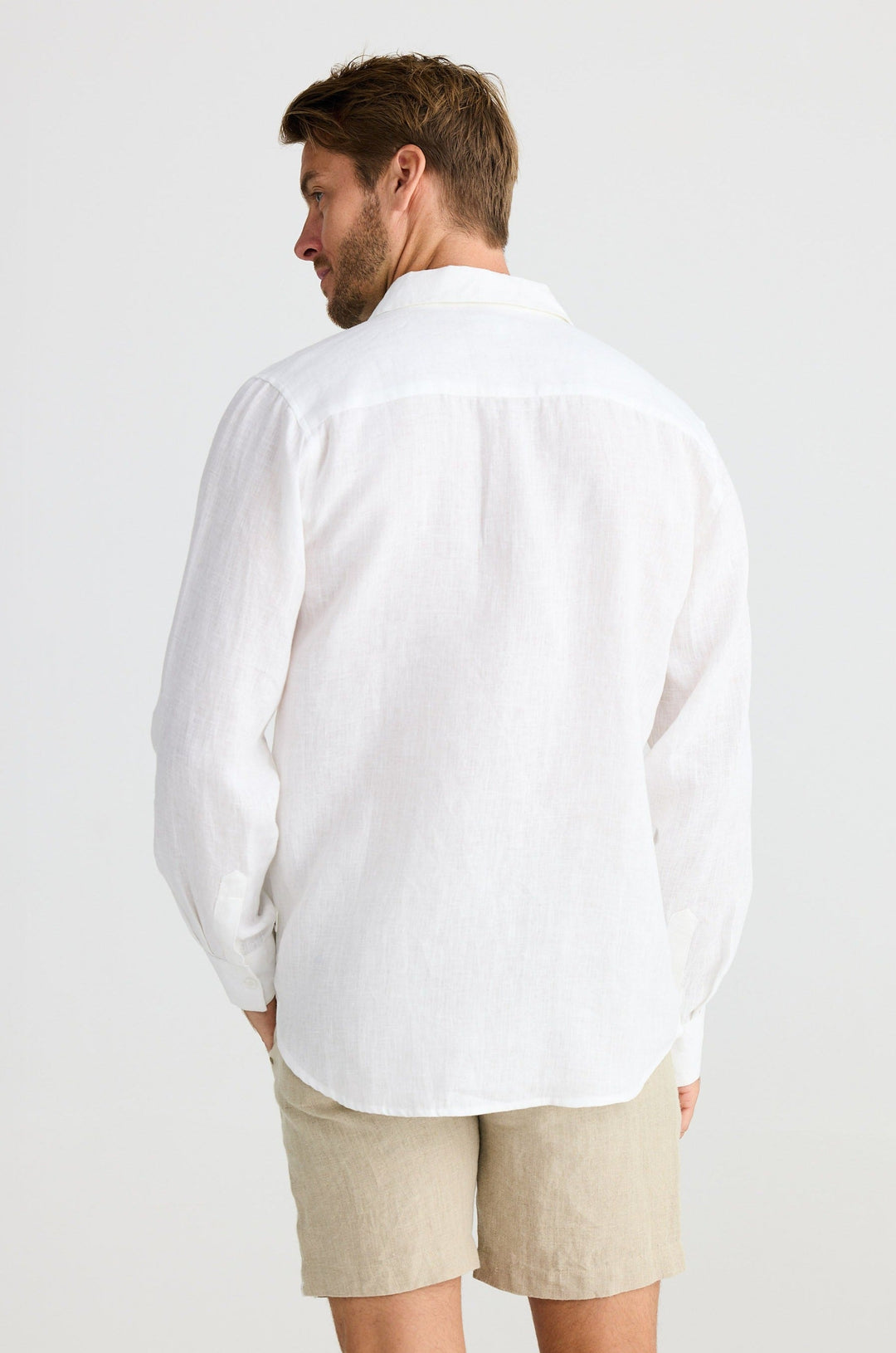 Oxford Shirt - White Linen