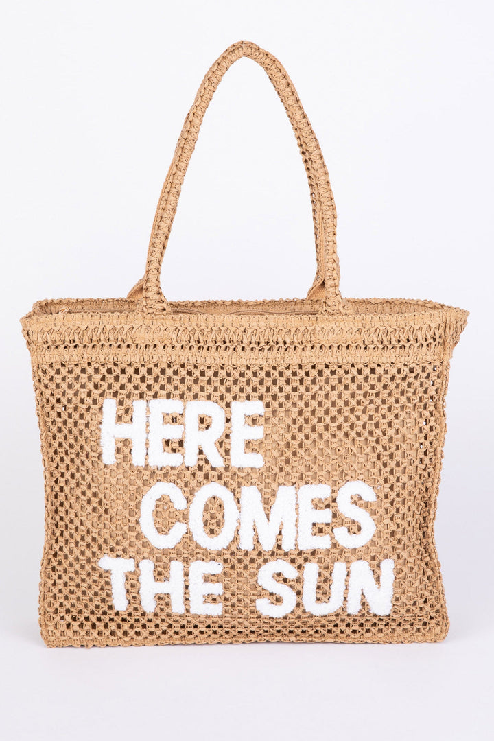 Here Comes The Sun Bag - Natural