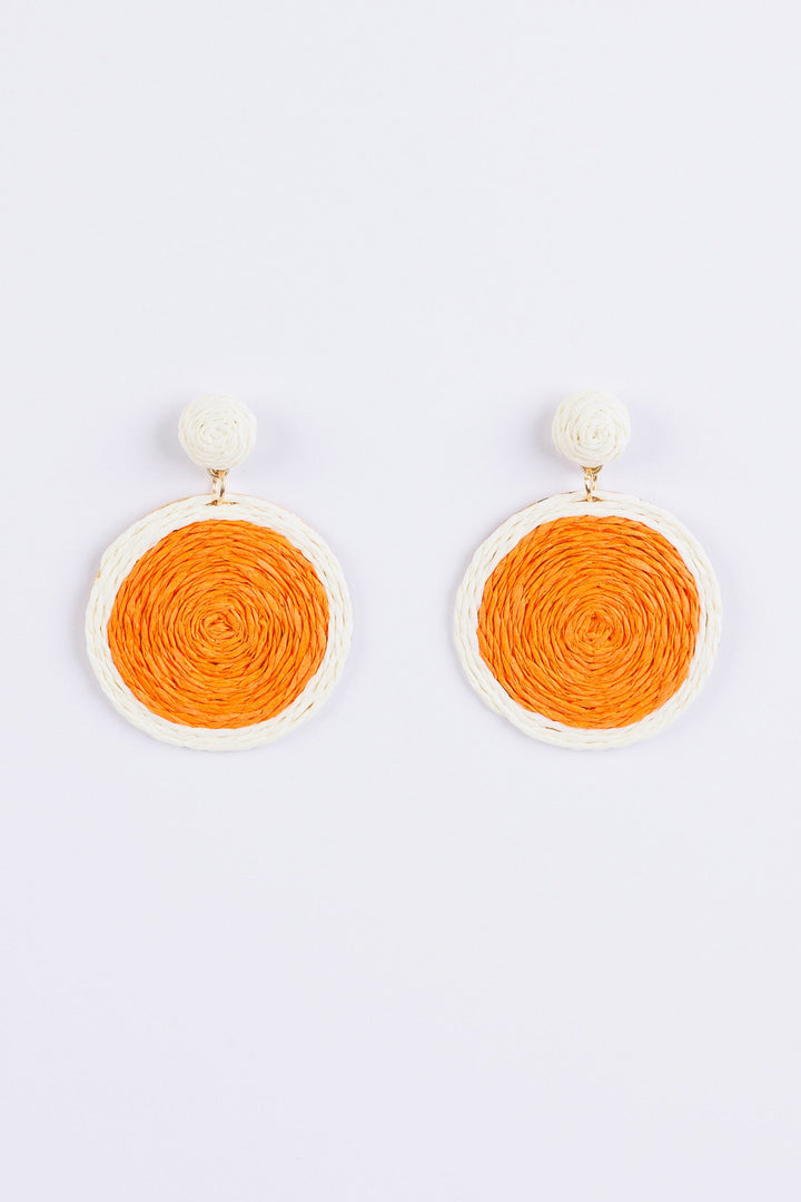 Georgia Earrings - Orange