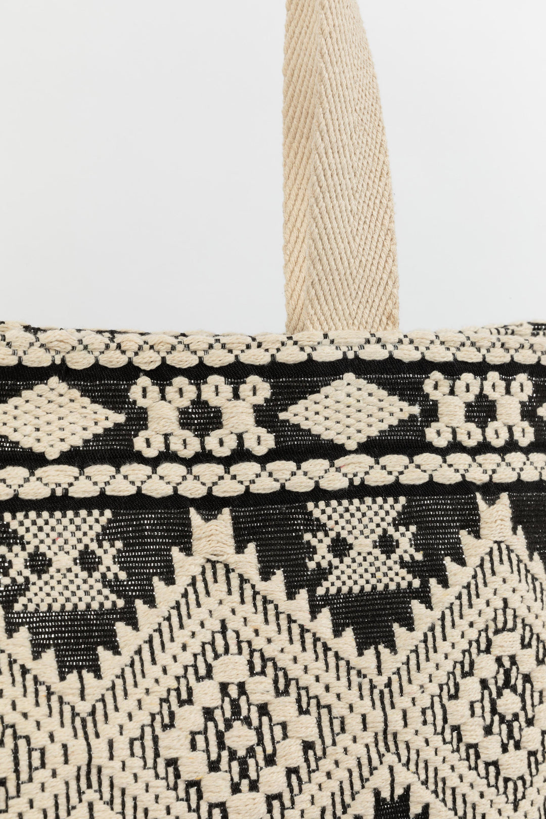 Inca Tote - Black W Creme