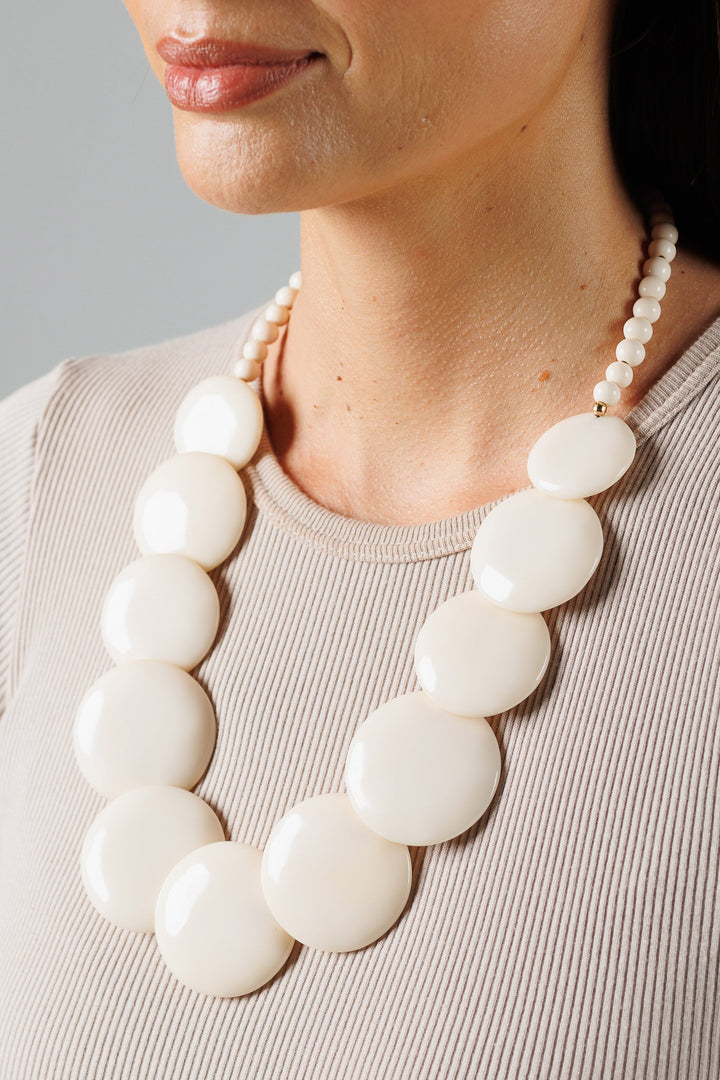 Ombre Necklace - Ivory