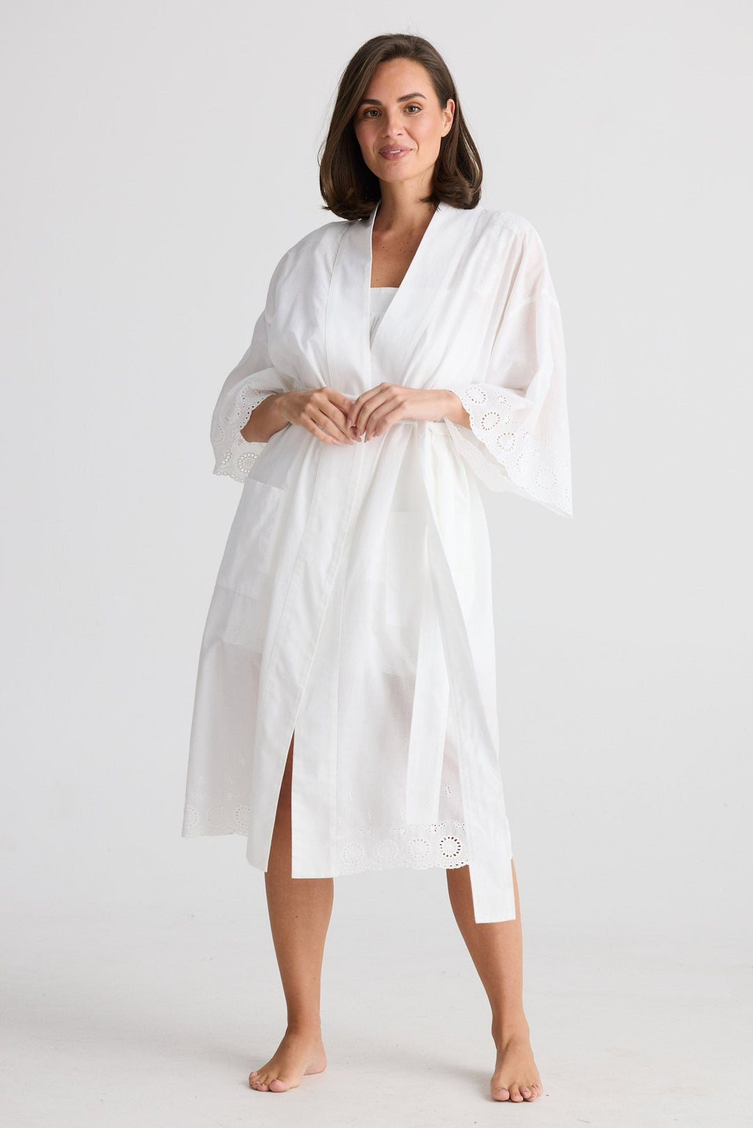 Lazy Sunday Robe - White