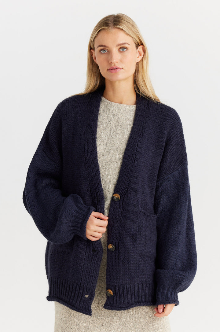 Abrazo Cardigan - Navy