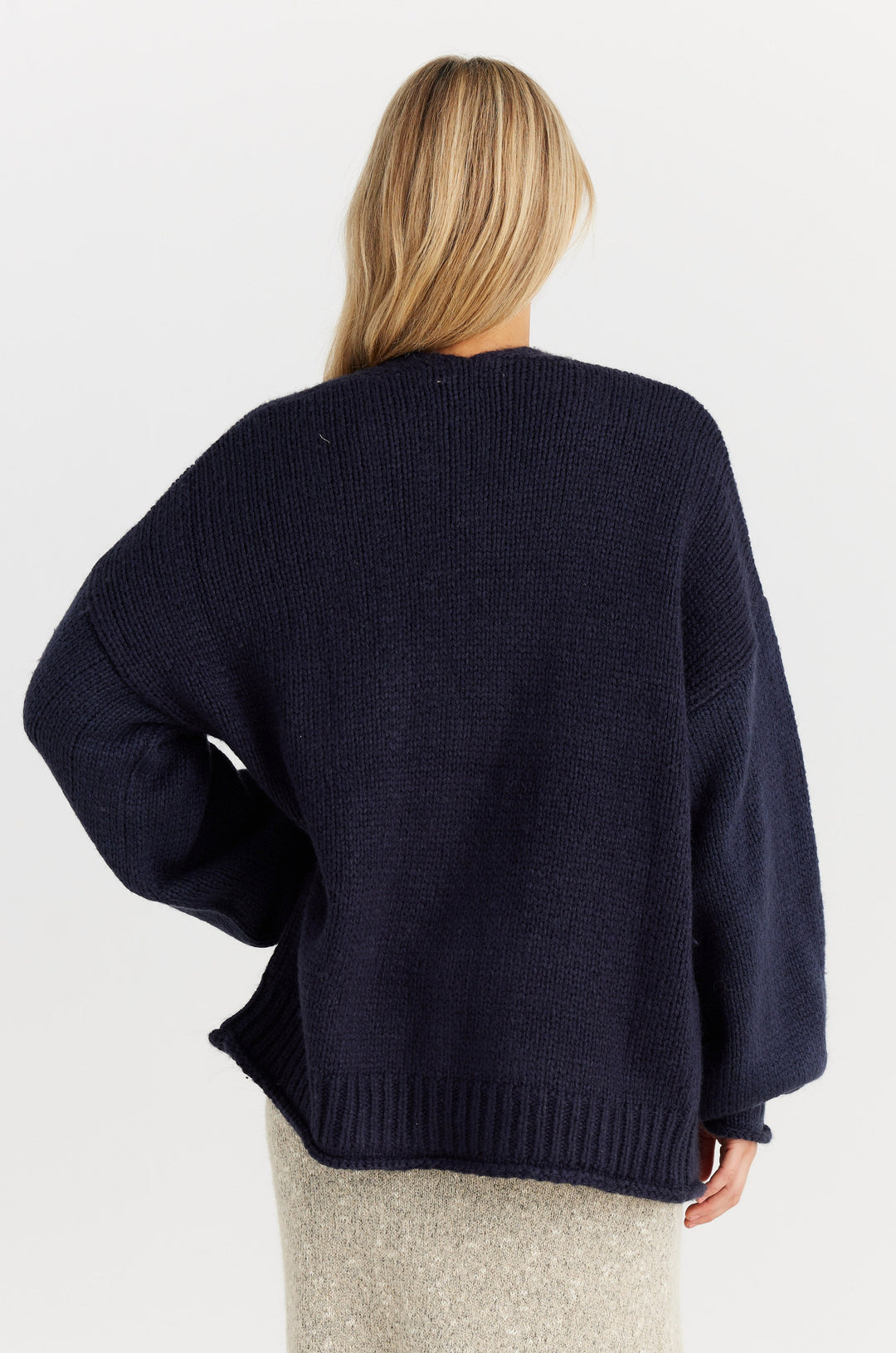 Abrazo Cardigan - Navy