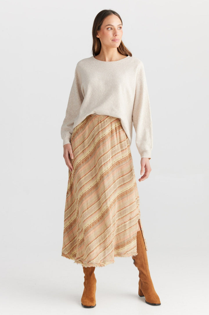 Sicily Skirt - Miguel Stripe