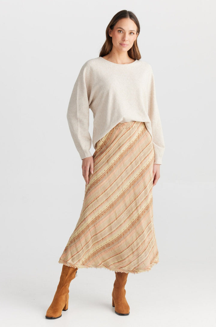 Sicily Skirt - Miguel Stripe