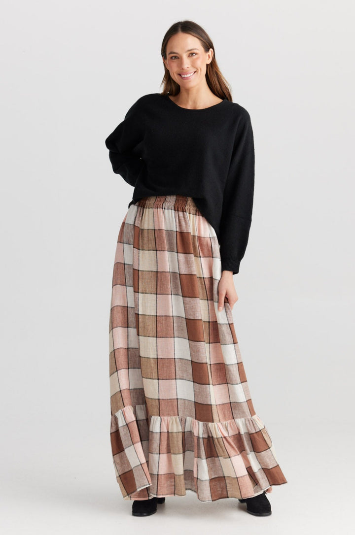 Bella Skirt - Catalan Check