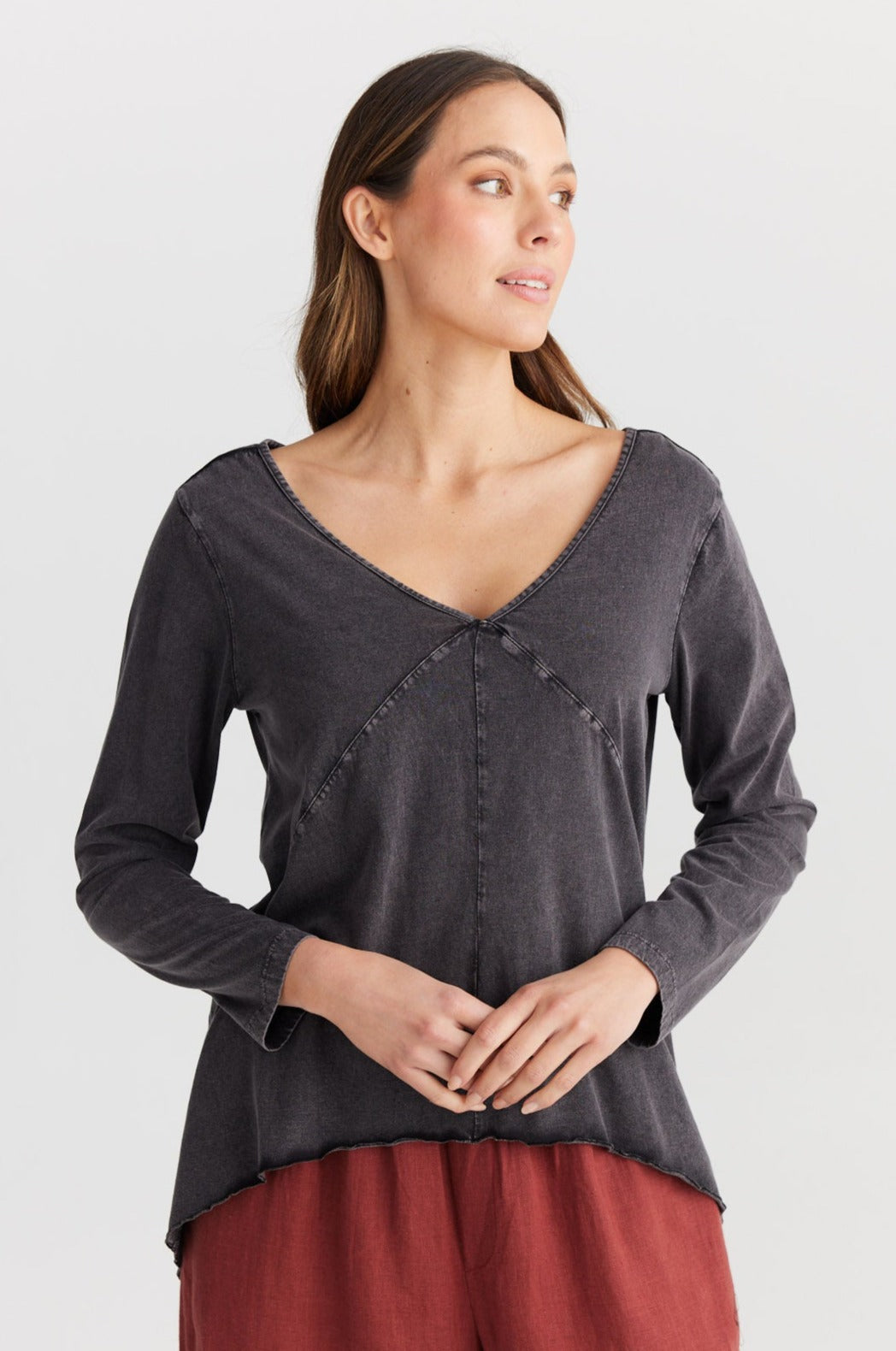 Congo Long Sleeve Top - Black