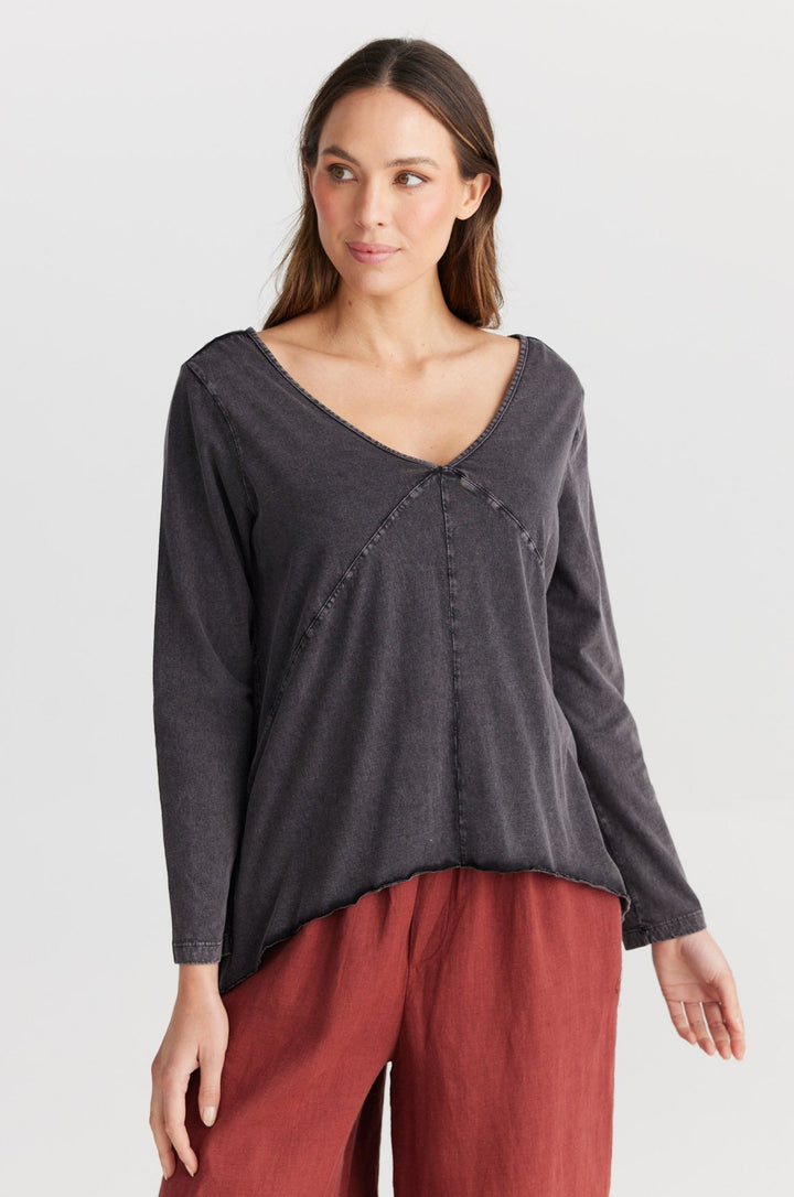 Congo Long Sleeve Top - Black