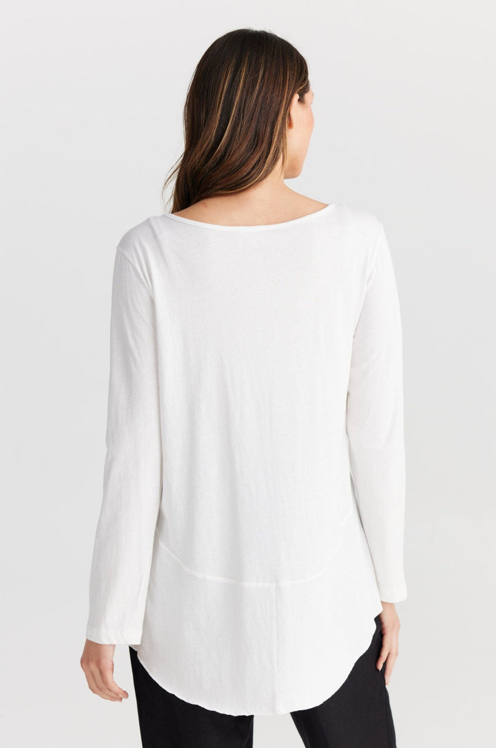 Congo Long Sleeve Top - White