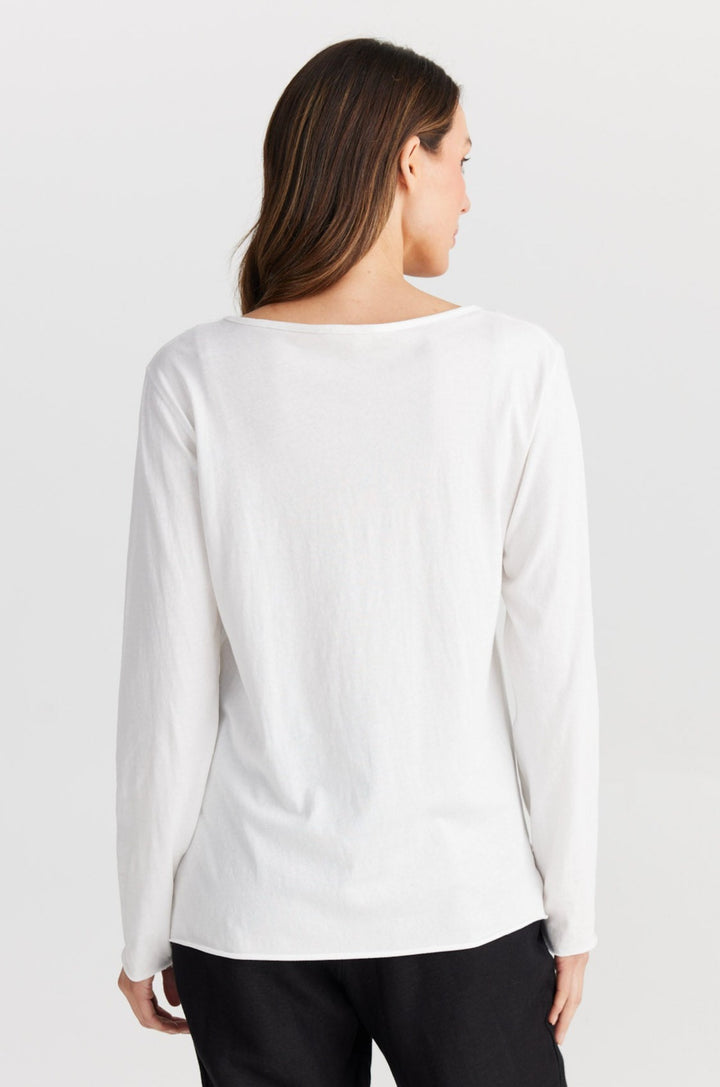 Kasai Long Sleeve Top - White