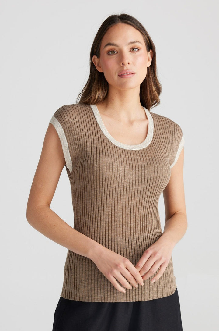 Jupiter Top - Taupe