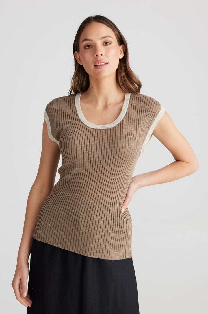 Jupiter Top - Taupe