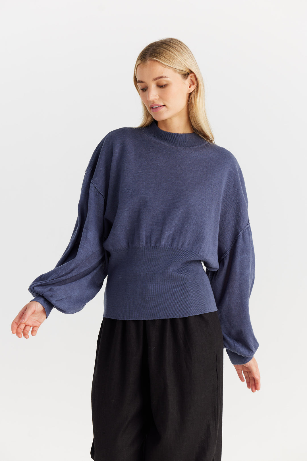 Anais Knit - Denim