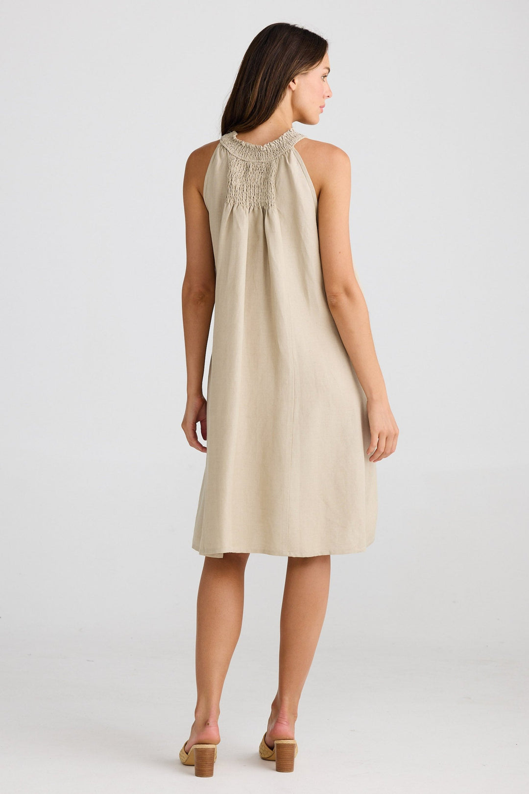 Lopez Dress - Natural Linen Blend