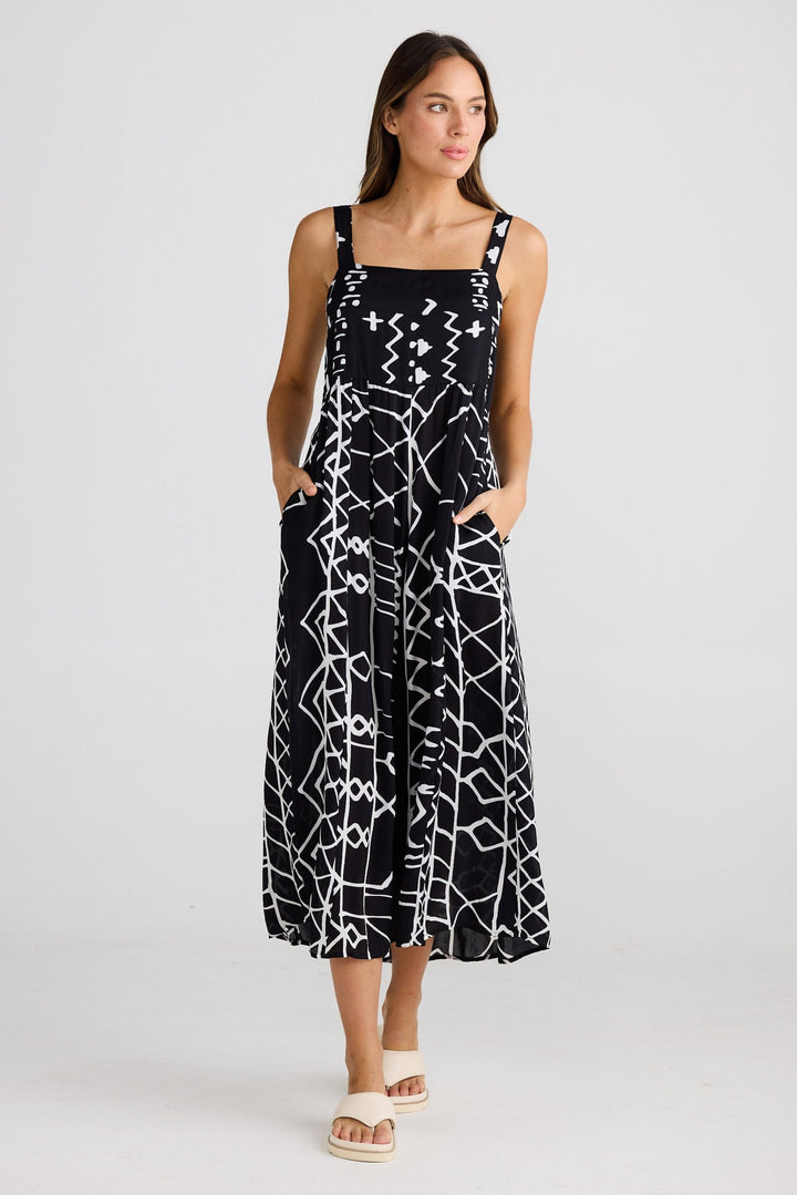 Bahama Dress - Black Indus