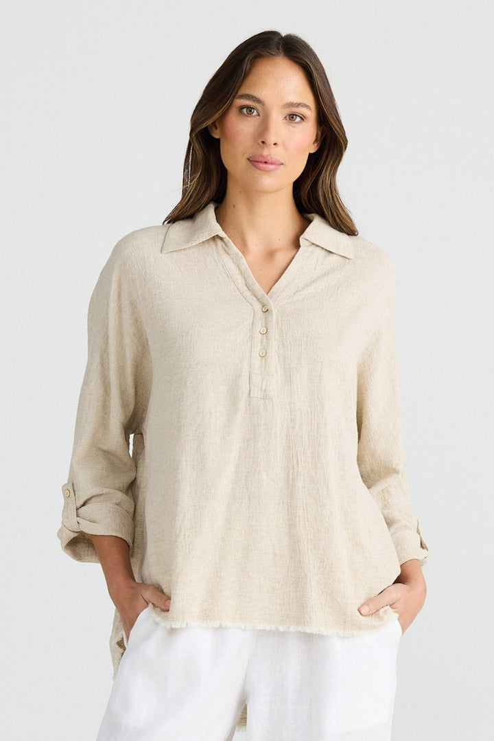 Amar Shirt - Natural Jaquard