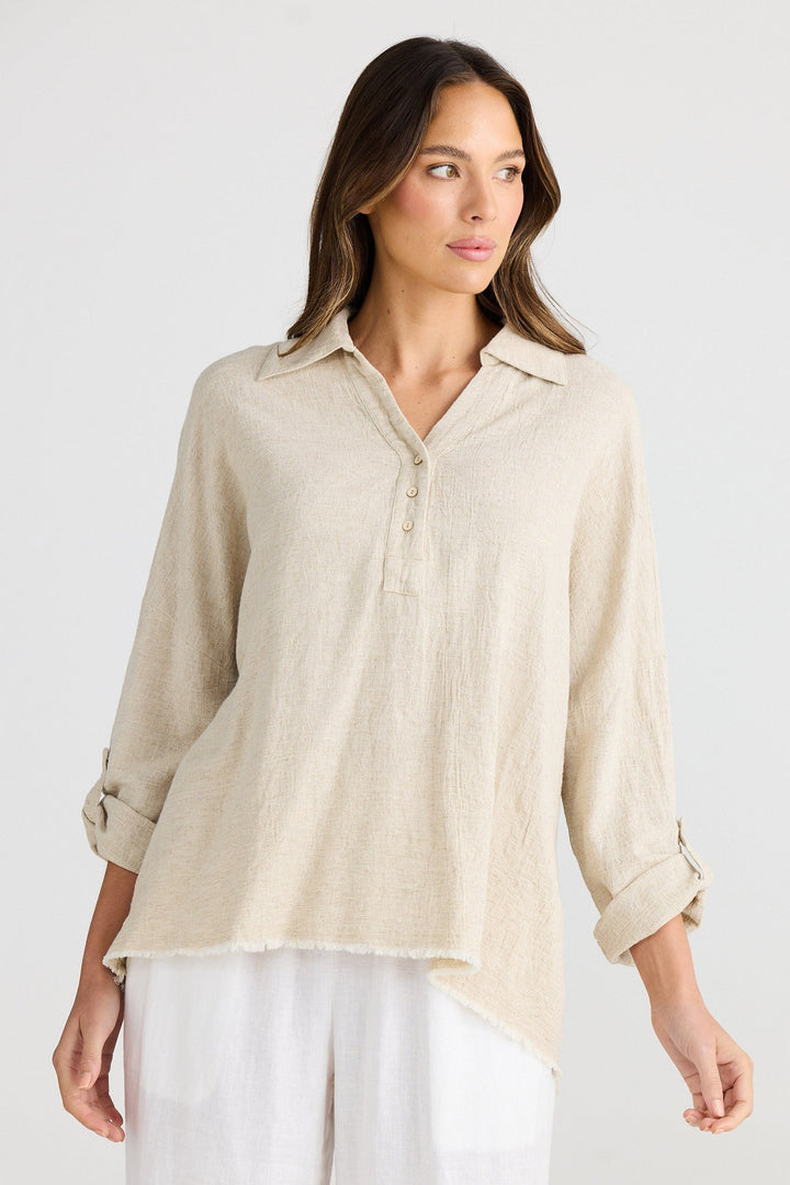 Amar Shirt - Natural Jaquard