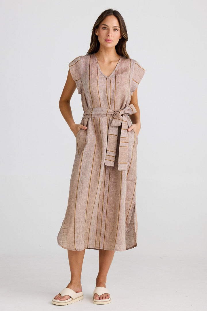 Sebou Dress - Diego Stripe