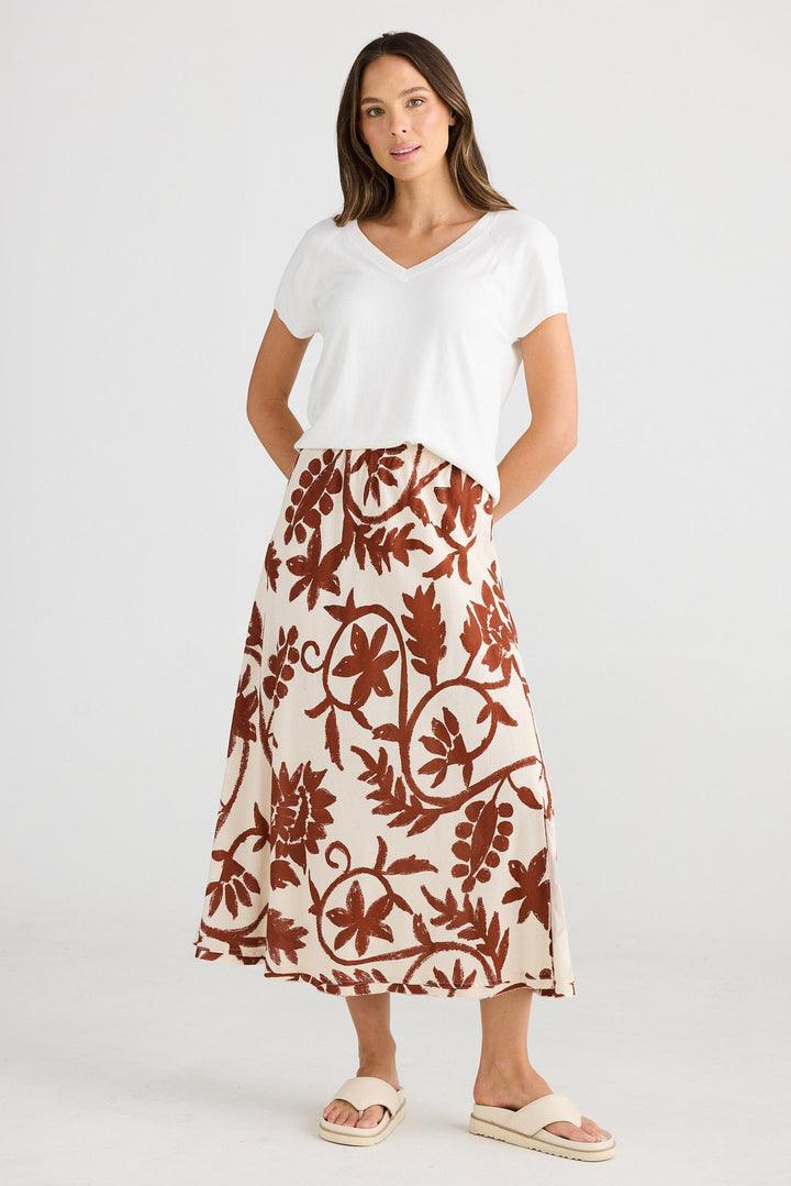 Sicily Skirt - Cuban Bloom