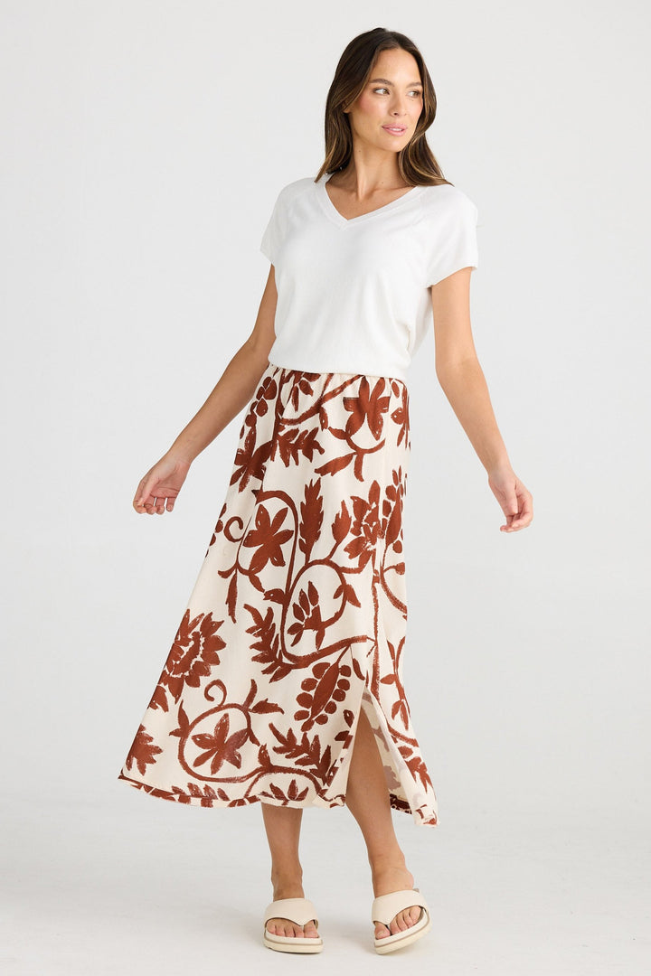 Sicily Skirt - Cuban Bloom