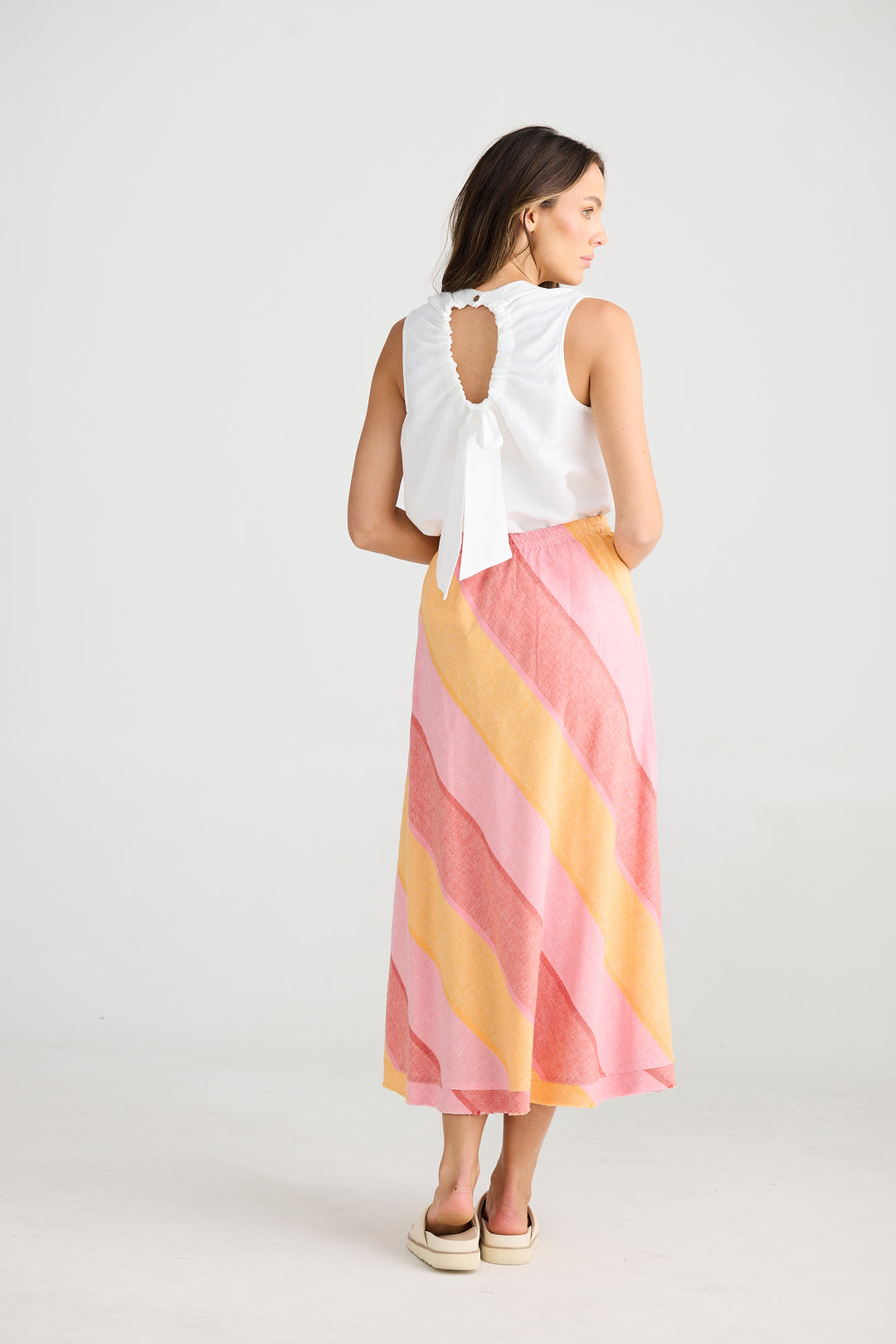 Sicily Skirt - Lisbon Stripe