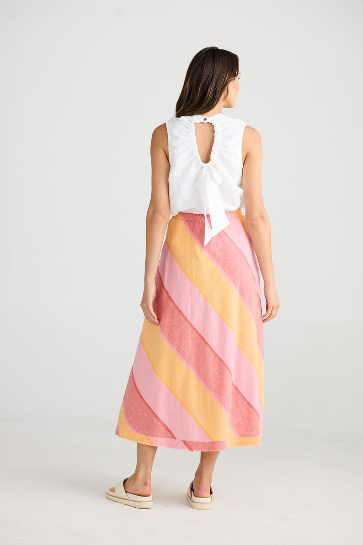 Sicily Skirt - Lisbon Stripe