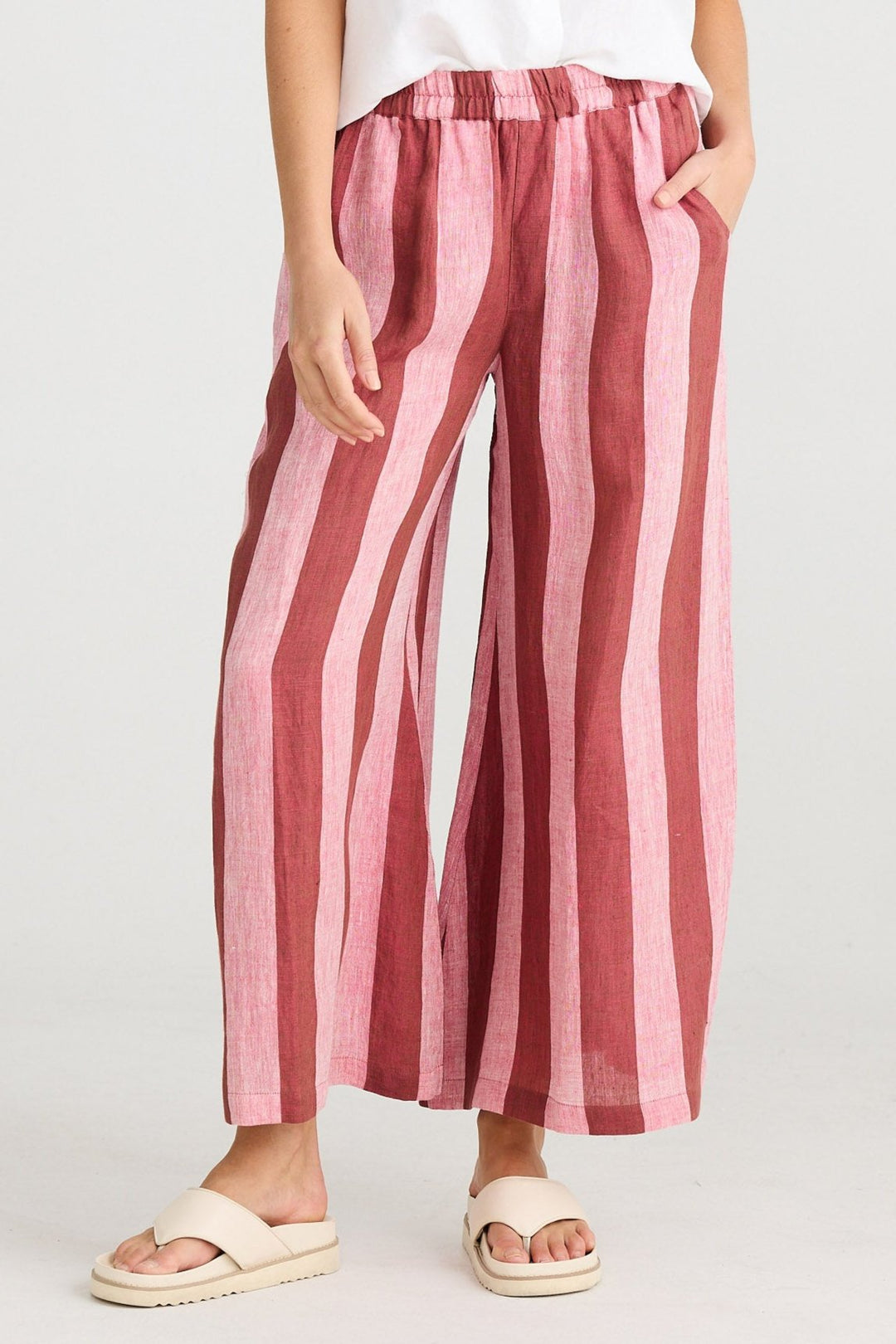 Positano Pant - Porto Stripe