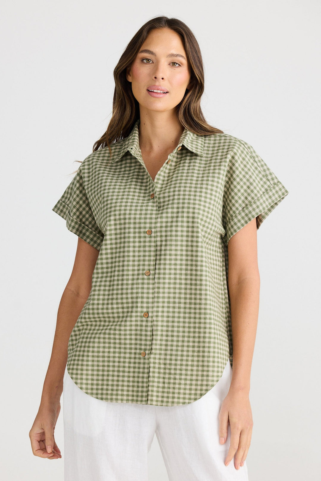 Dune Shirt - Sage Check