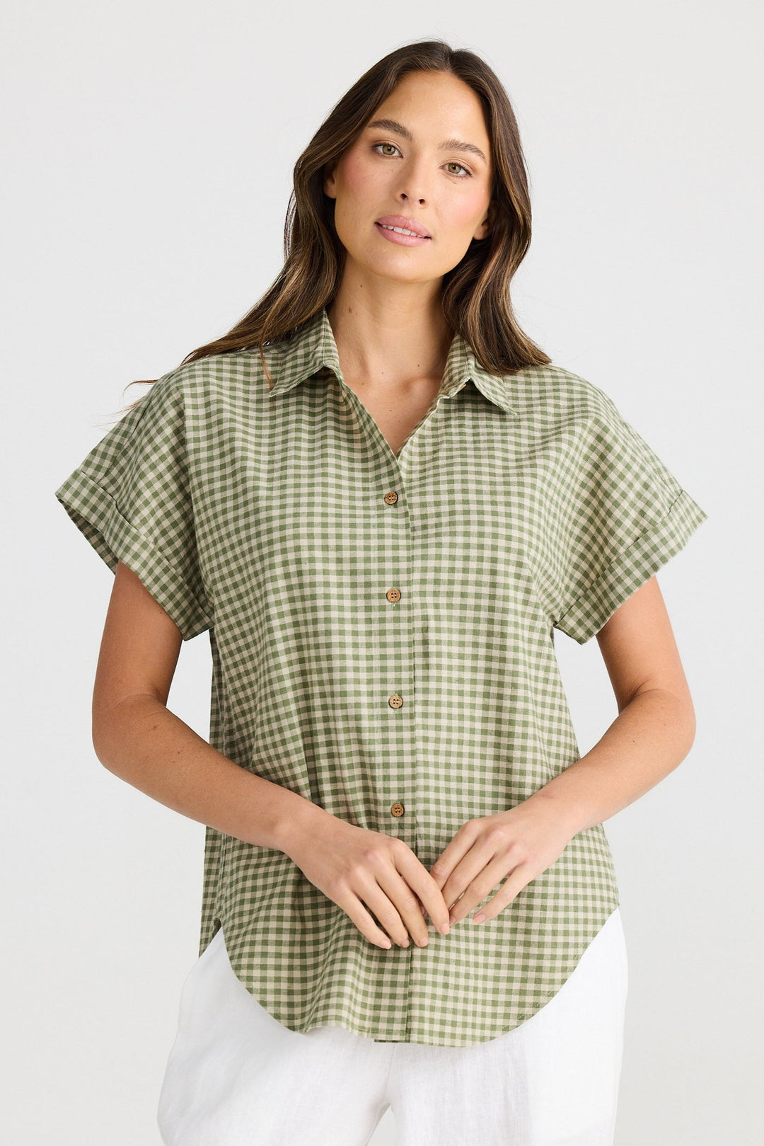 Dune Shirt - Sage Check