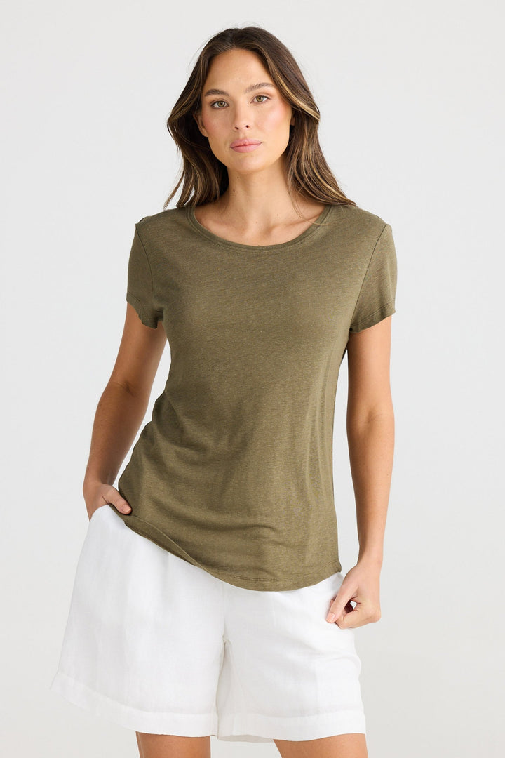 Monza Tee - Olive