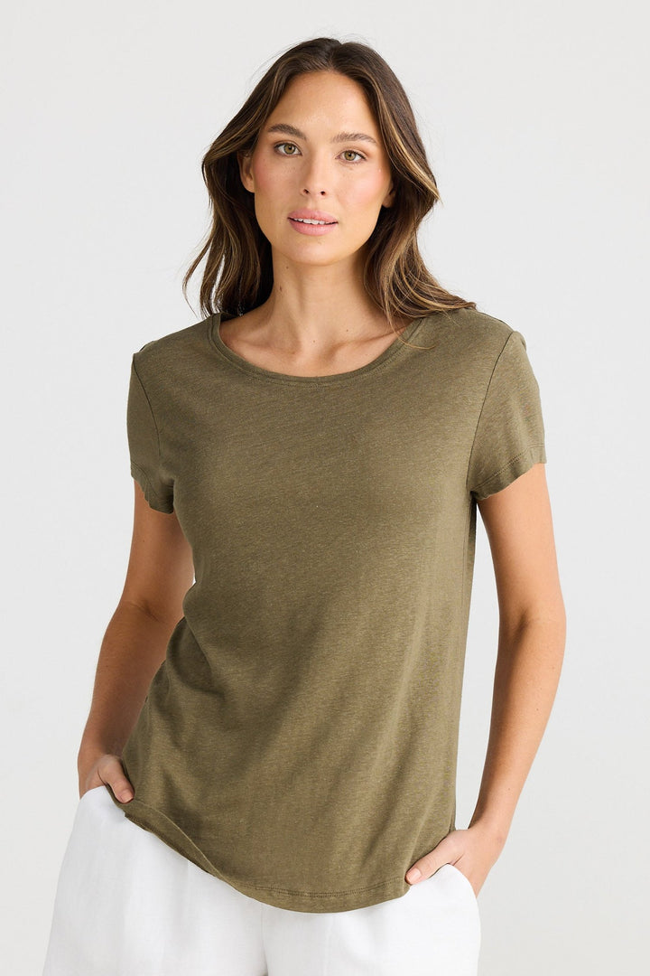 Monza Tee - Olive