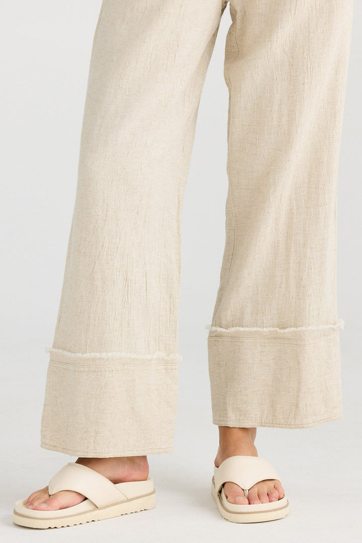 Sienna Pant - Natural Jaquard