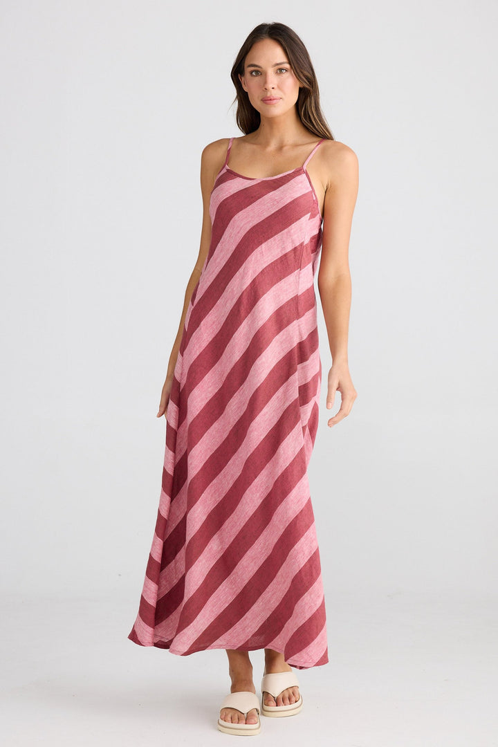 Claro Maxi Dress - Porto Stripe