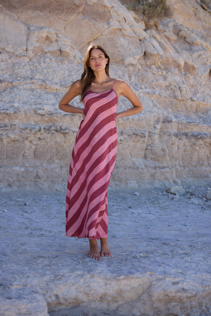 Claro Maxi Dress - Porto Stripe