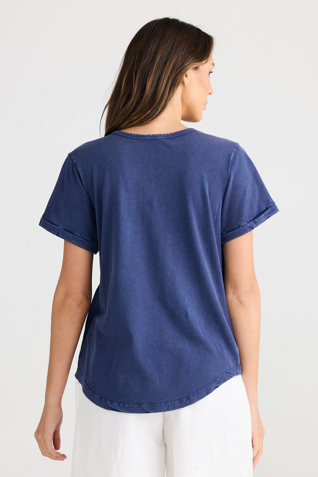 Kasai Short Sleeve Tee - Navy Wash