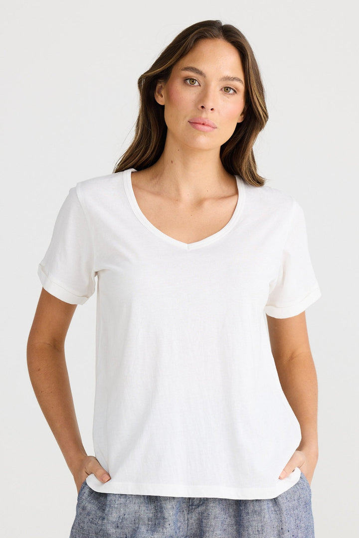 Kasai Short Sleeve Tee - White