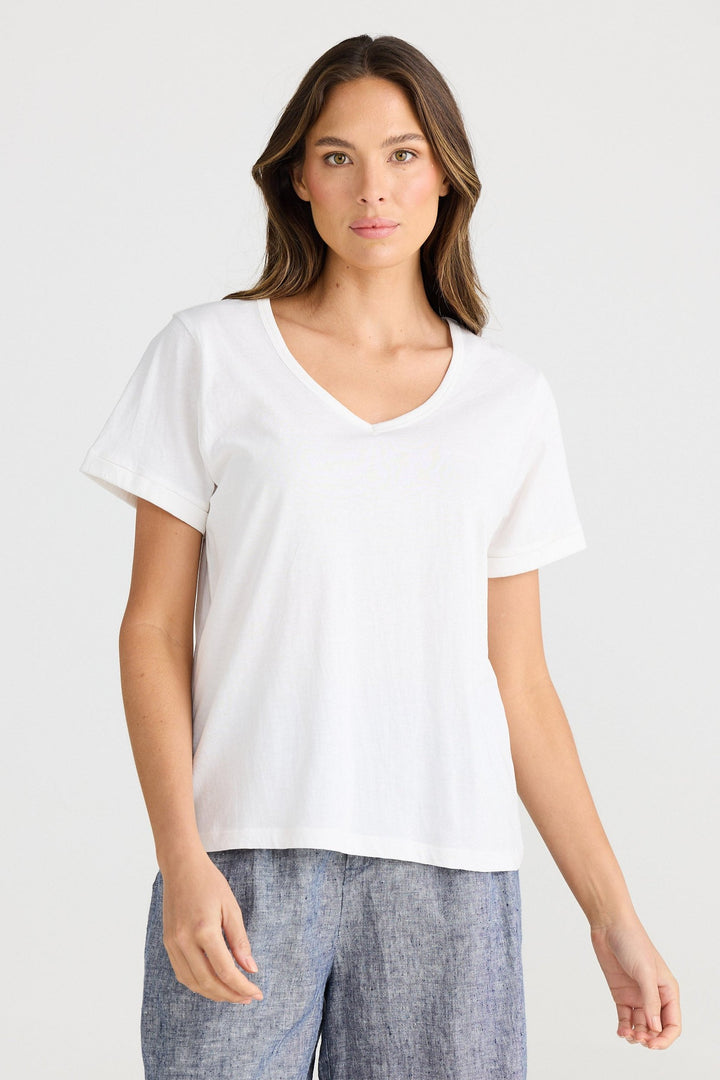 Kasai Short Sleeve Tee - White